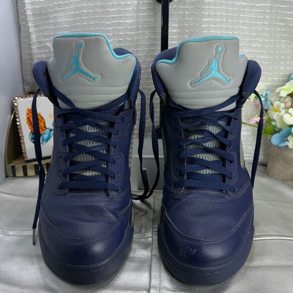 (S6) Jordan Retro 5 Pre-Grape, Blue Leather
(136027-405) Men\'s Size 13 main image 9